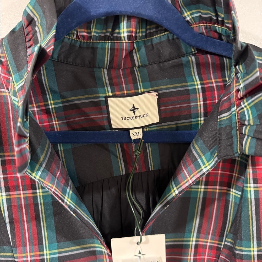 Tuckernuck Palmerston Dress XXL | Highland Tartan Holiday Midi Retail$228 NWT - Picture 11 of 16